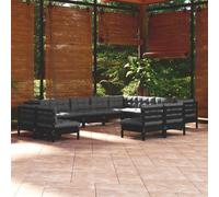 vidaXL Fauteuil long avec accoudoir droit gris clair tissu