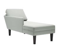 Vidaxl Fauteuil Long Et Coussin Et Accoudoir Droit Gris Clair Velours Multicolore