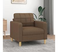 vidaXL Fauteuil Marron 60 cm Tissu