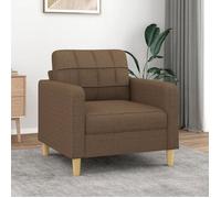 Vidaxl Fauteuil Marron 60 Cm Tissu Marron
