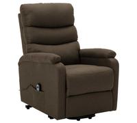 Vidaxl Fauteuil Marron Tissu