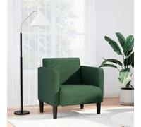 vidaXL Canapé-Chaise accoudoirs Vert Jungle 54 cm Tissu Velours côtelé, canapé Simple, canapé Confort, Fauteuil TV, canapé, siège de canapé