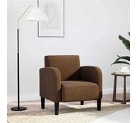 vidaXL Chaise de canapé avec accoudoirs 54 cm similicuir marron 4100534