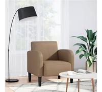 Fauteuil met armleuningen Cappuccino cm similicuir