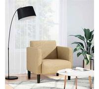 vidaXL Fauteuil met armleuningen cm corduroy tissu lichtgroen gris Vert G