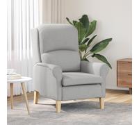 Vidaxl Fauteuil Moderne Gris Nuage Tissu En Polyester Moyen