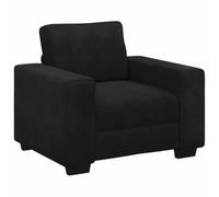 vidaXL Fauteuil 4105252 60 cm velours Noir