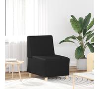 Vidaxl Fauteuil Noir 55 X 74 X 82 Cm Faux Cuir