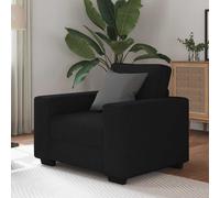 Vidaxl Fauteuil Noir 60 Cm Tissu Noir