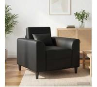 vidaXL Fauteuil Noir Simili cuir 42042473