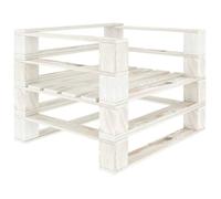 vidaXL Fauteuil palette de jardin Bois Blanc