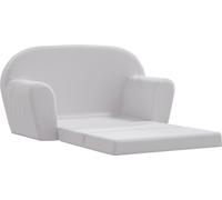 vidaXL Fauteuil pour enfants pliable gris clair