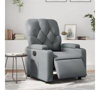 Fauteuil de Massage Inclinable Électrique Chaise Siège Noir Similicuir vidaXL