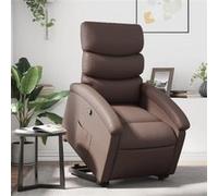 Vidaxl Fauteuil Inclinable Marron Similicuir Marron
