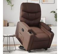 vidaXL Fauteuil inclinable marron similicuir