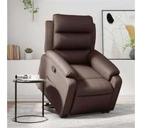 vidaXL fauteuil réglable similicuir marron Marron G