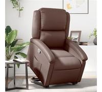 fauteuil réglable similicuir marron