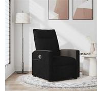 vidaXL Fauteuil inclinable Noir Tissu, fauteuil, fauteuil inclinable TV, poussette, fauteuil inclinable pour personnes 4104827
