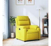 Fauteuil réglable velours jaune
