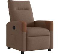 vidaXL Fauteuil relax brun Tissu