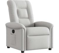 vidaXL Fauteuil relax gris nuageux Tissu