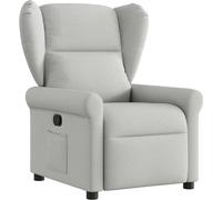 vidaXL Fauteuil relax gris nuageux Tissu