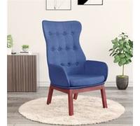 vidaXL Fauteuil relax tissu blauw Bleu G