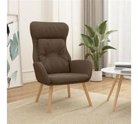 vidaXL Fauteuil relax tissu bruin marron G