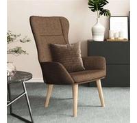 vidaXL Fauteuil relax tissu bruin marron G