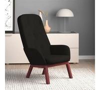 Fauteuil relax velours noir