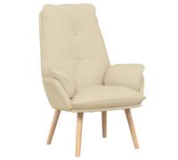 vidaXL Fauteuil Relaxant en Tissu crème