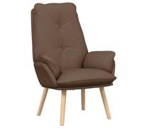 vidaXL Fauteuil Relaxant en Tissu Marron