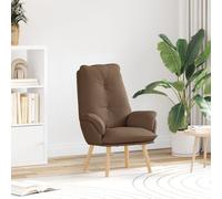 Vidaxl Fauteuil Relaxant En Tissu Marron Marron