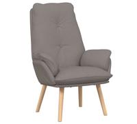 vidaXL Fauteuil Relaxant Taupe Tissu