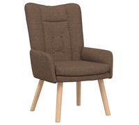 Vidaxl Fauteuil Relaxant Tissu Marron