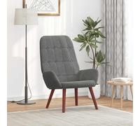 vidaXL Fauteuil relaxant velours gris foncé 4102633