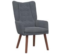 Vidaxl Fauteuil Relaxant Velours Gris Foncé Gris