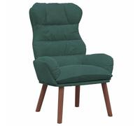 Vidaxl Fauteuil Relaxant Vert Foncé Vert