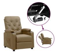 Vidaxl Fauteuil Releveur Inclinable Cappuccino Similicuir