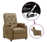 Vidaxl Fauteuil Releveur Inclinable Cappuccino Similicuir
