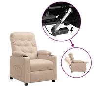 Vidaxl Fauteuil Releveur Inclinable Cr¿¿Me Tissu