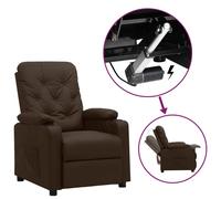 Vidaxl Fauteuil Releveur Inclinable Marron Similicuir Marron