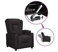 Vidaxl Fauteuil Releveur Inclinable Noir Similicuir Noir