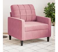Vidaxl Fauteuil Rose 60 Cm Velours Rose
