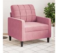 vidaXL Fauteuil Rose 60 cm Velours Rose