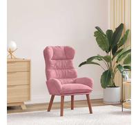 vidaXL fauteuil Rose 69 x 74 x 93 cm Velours