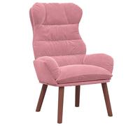 vidaXL fauteuil Rose 69 x 74 x 93 cm Velours | Te garde à l'aise même quand tu es assis longtemps, Fait pour durer et supporter un usage quotidien,