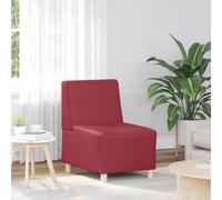 Vidaxl Fauteuil Rouge Bordeaux 55 X 74 X 82 Cm Faux Cuir