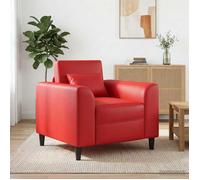 vidaXL Fauteuil Rouge Simili cuir 42042471