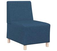 vidaXL Fauteuil sans accoudoirs Bleu 55 cm Tissu, canapé Simple, canapé Confort, Fauteuil TV, canapé, siège de canapé, canapé Relax, Fauteuil de Loisirs